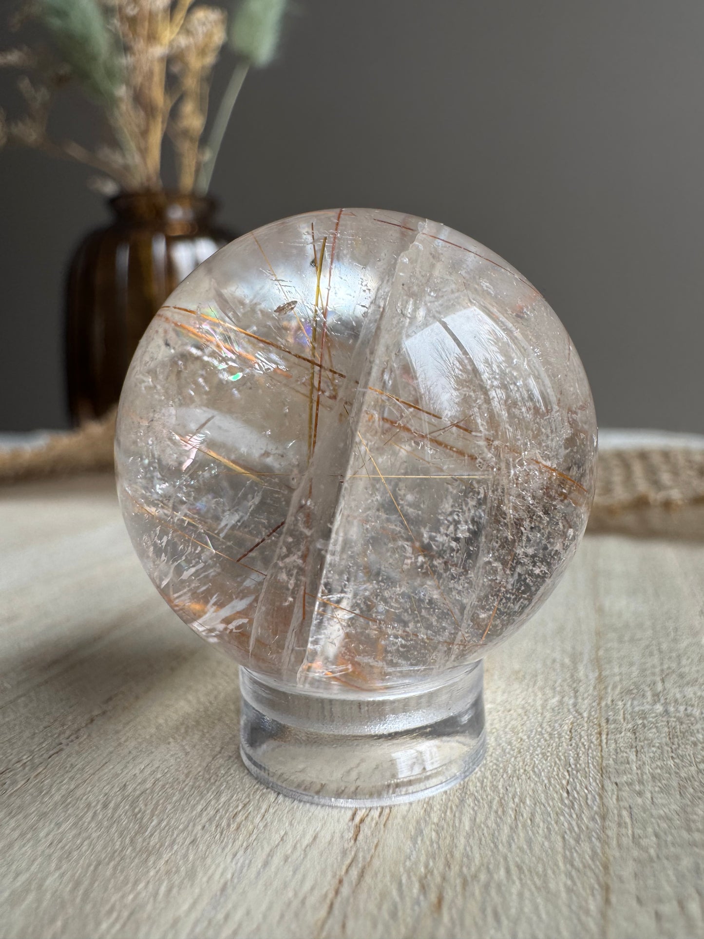 Quartz Rutile - Sphère