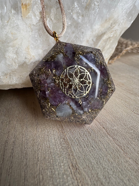 Lépidolite - Orgonite