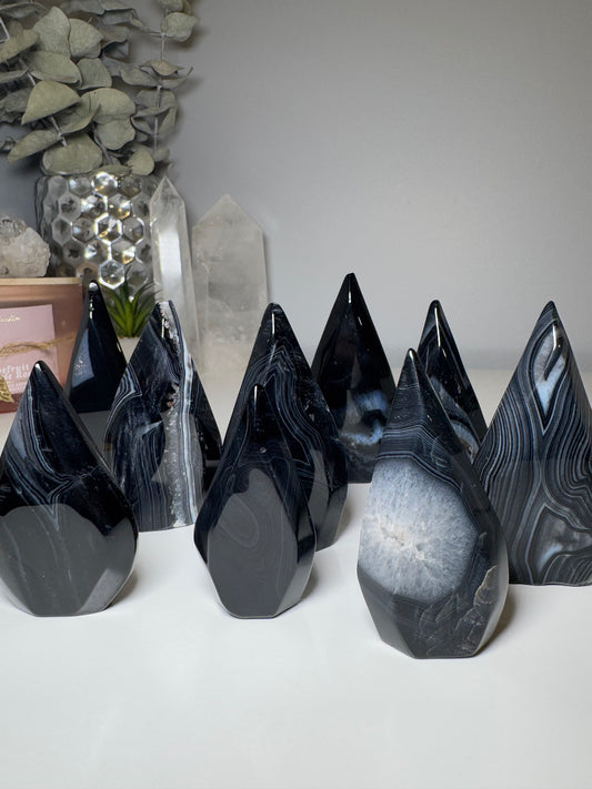 Agate Noire | Flamme