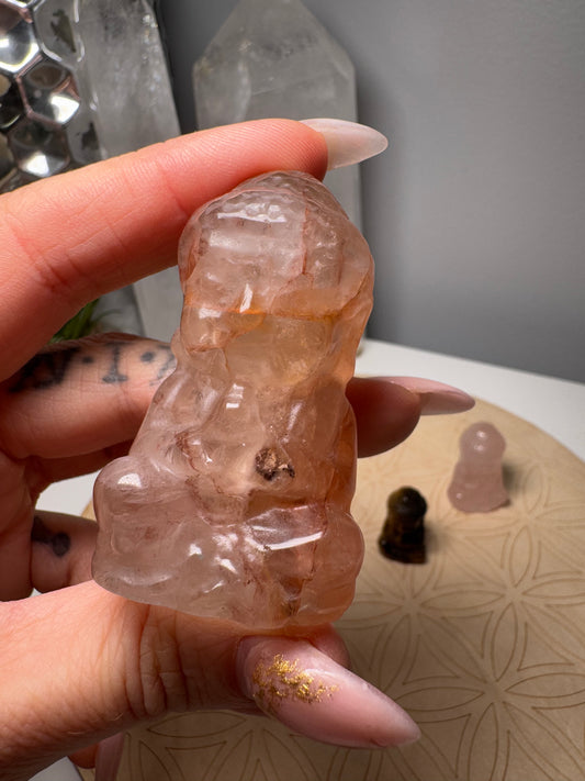 Bouddha - Quartz Feu