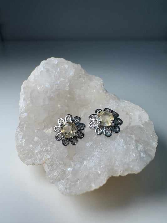Citrine | Boucles d'Oreilles
