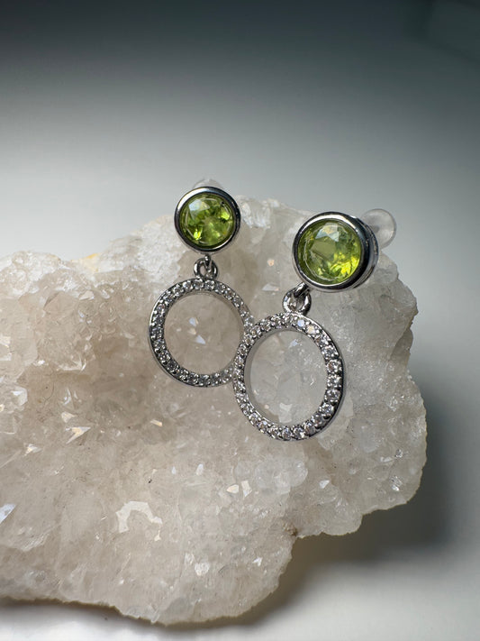 Péridot | Boucles d'Oreilles