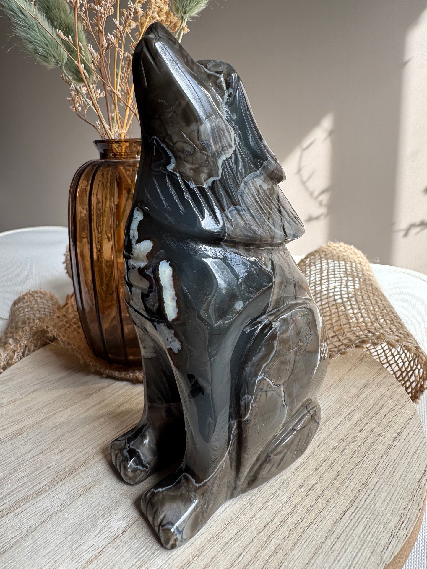 Agate Volcanique - Loup