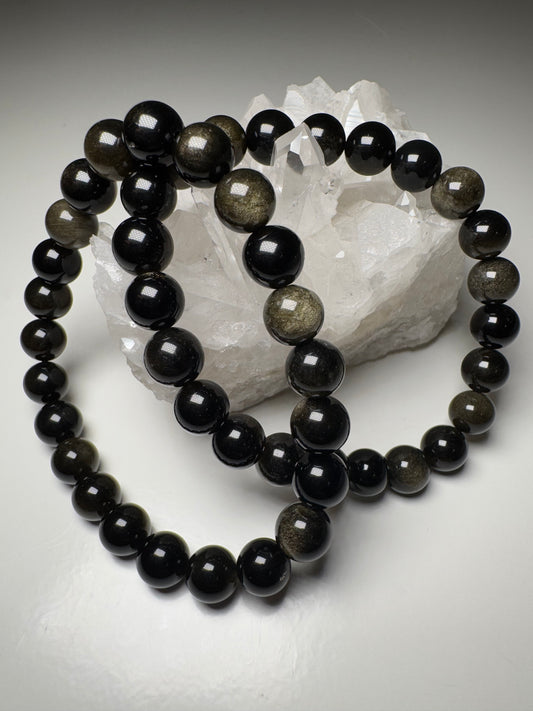 Obsidienne Doré | Bracelet