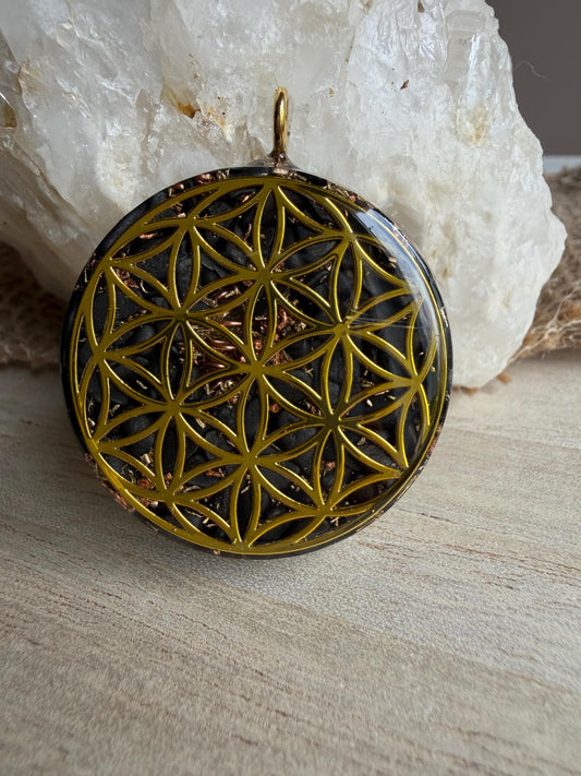 Orgonite - 4cm - Shungite - Protection – Ancrage – Purification - Protection – Grounding – Purification