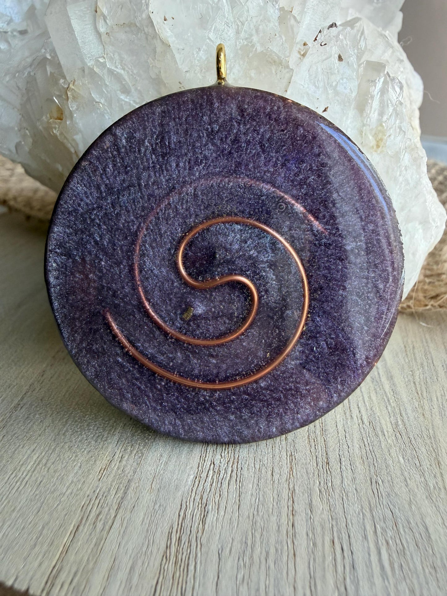 Orgonite - 5cm - Charoïte - Transformation – Intuition – Élévation spirituelle