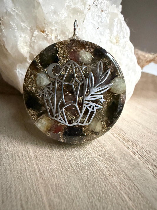 Orgonite 4 cm - Moldavite - Haute Fréquence - Éveil – Expansion – Transformation – Élévation vibratoire
