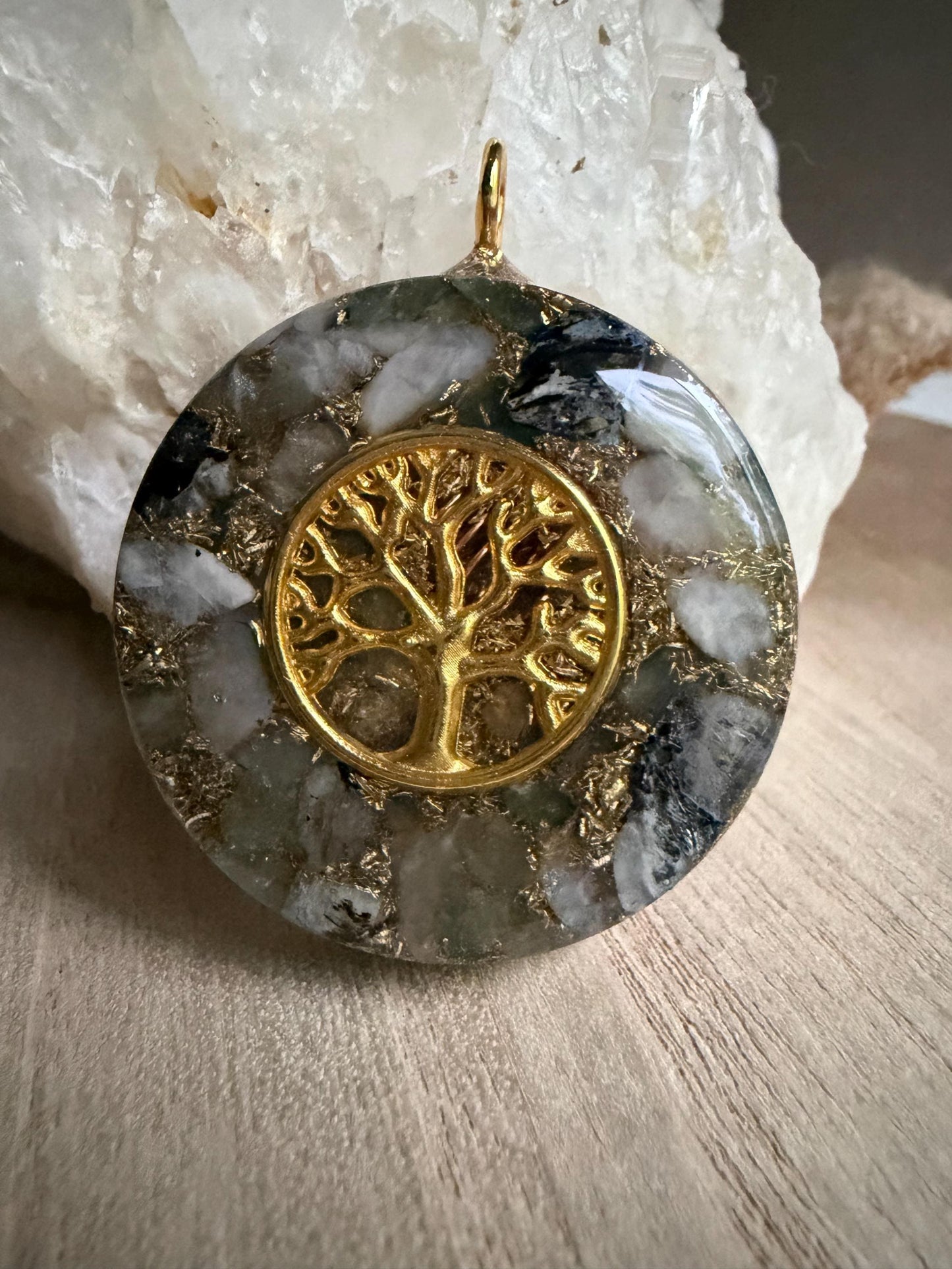 Orgonite - 4 cm - Guérison du coeur - Amour – Douceur – Guérison émotionnelle - Heart Healing Love – Gentleness – Emotional Healing -