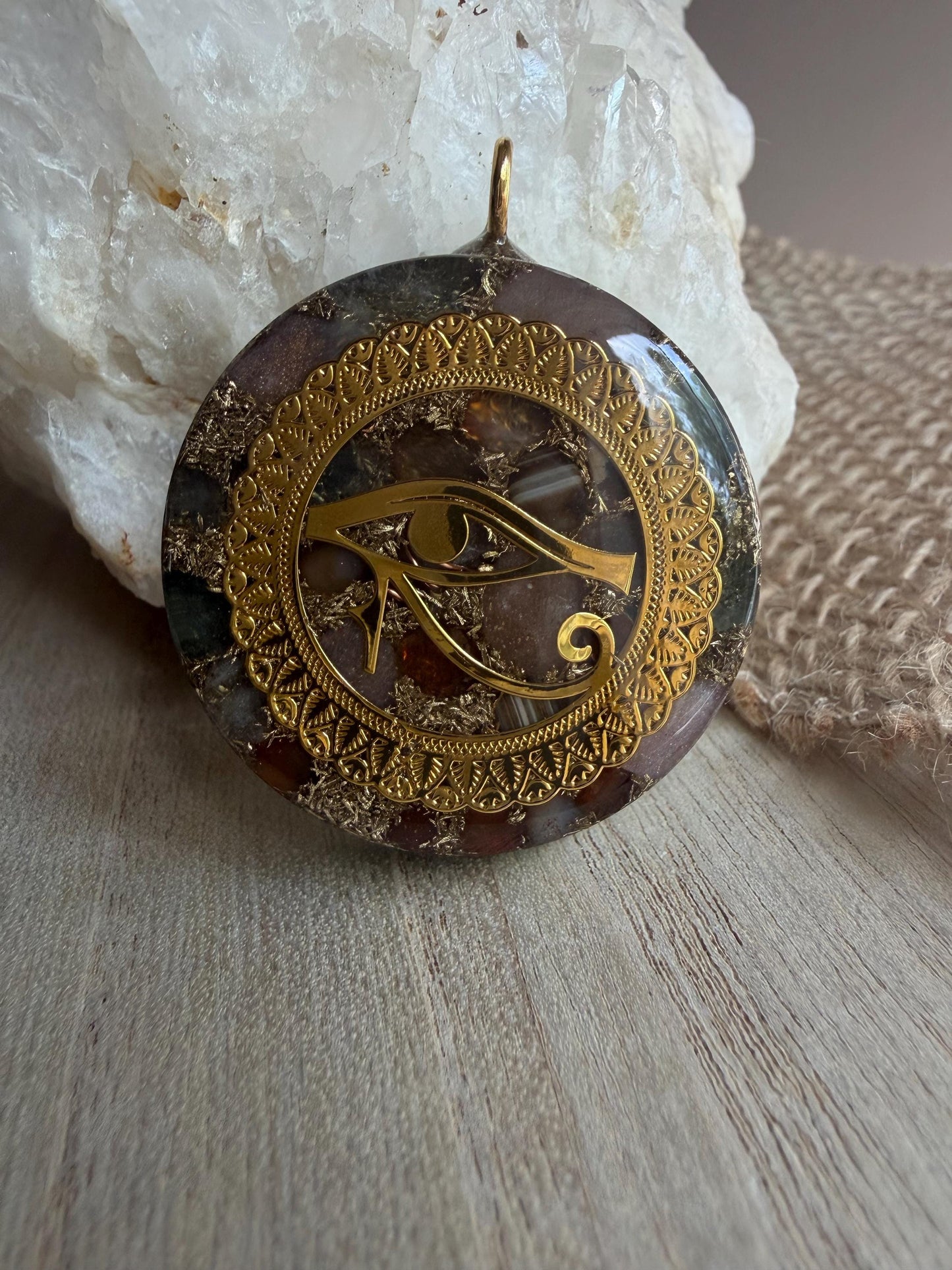 Orgonite 4 cm - Source Créatrice - Créativité – Expression – Fluidité émotionnelle – Inspiration
