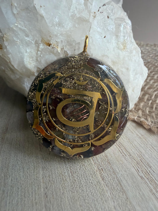Orgonite 4 cm - Chakra Sacré - Créativité – Vitalité – Confiance – Joie de vivre