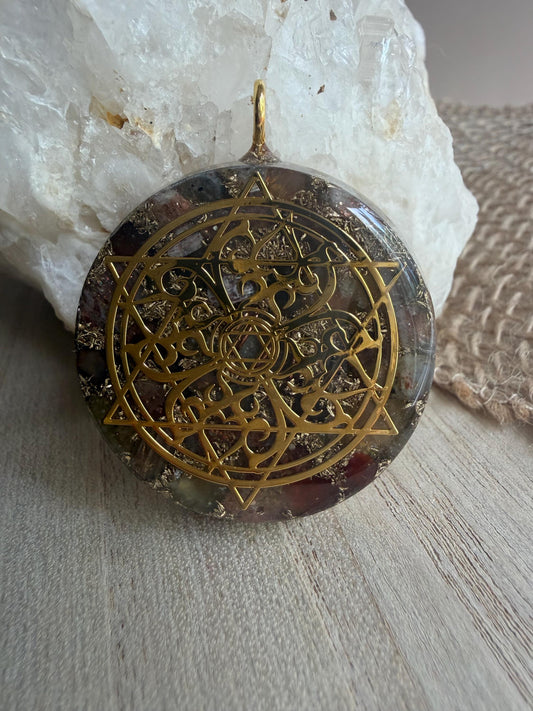 Orgonite 4 cm - Chakra Sacré - Créativité – Vitalité – Confiance – Joie de vivre