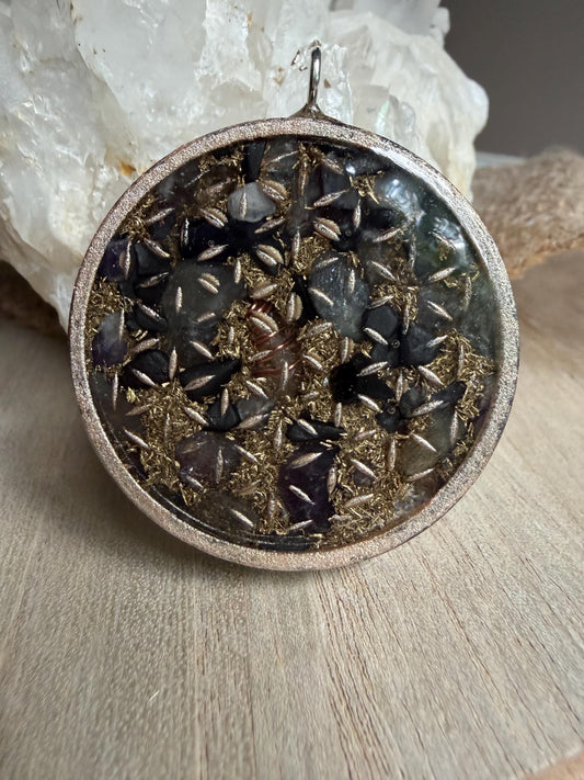 Orgonite - 5 cm - Protection spirituelle - Élévation – Ancrage – Sécurité énergétique