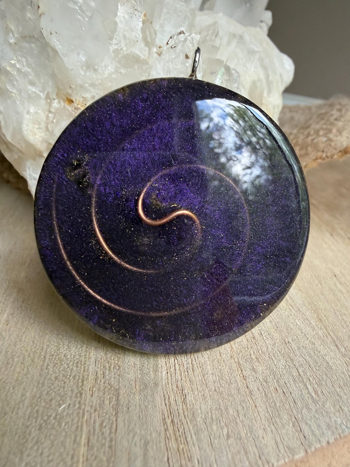 Orgonite - 5 cm - Protection spirituelle - Élévation – Ancrage – Sécurité énergétique
