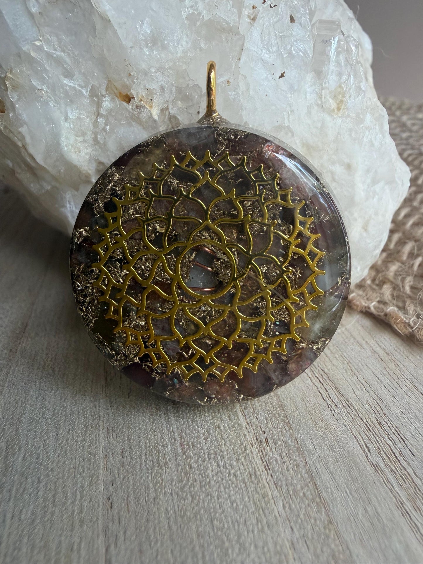 Orgonite 4 cm - Chakra Sacré - Créativité – Vitalité – Confiance – Joie de vivre