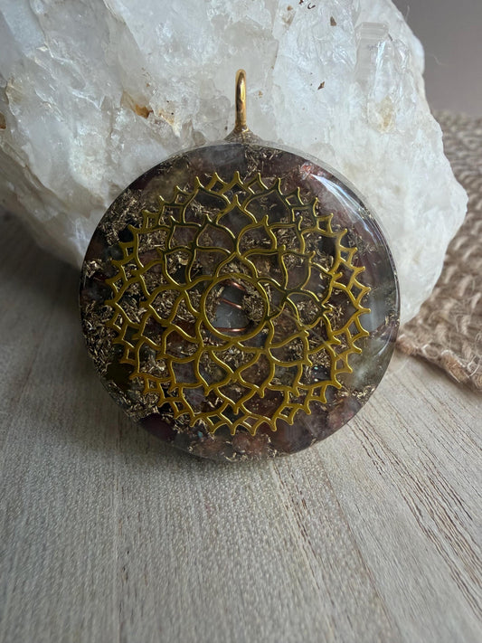 Orgonite 4 cm - Chakra Sacré - Créativité – Vitalité – Confiance – Joie de vivre
