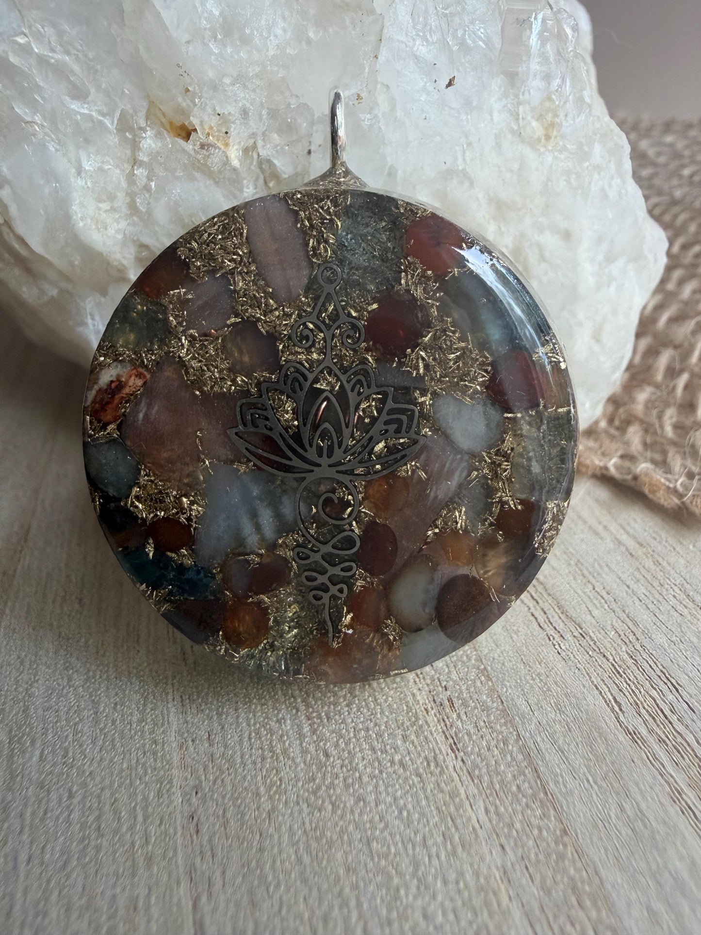 Orgonite 4 cm - Source Créatrice - Créativité – Expression – Fluidité émotionnelle – Inspiration