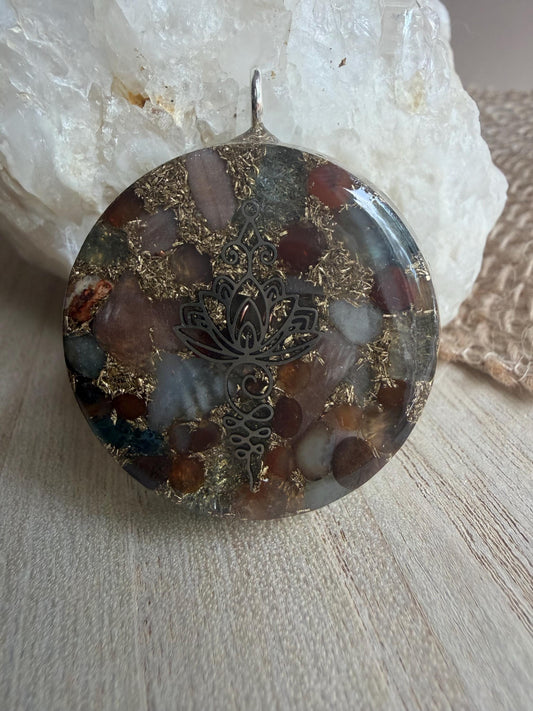 Orgonite 4 cm - Source Créatrice - Créativité – Expression – Fluidité émotionnelle – Inspiration
