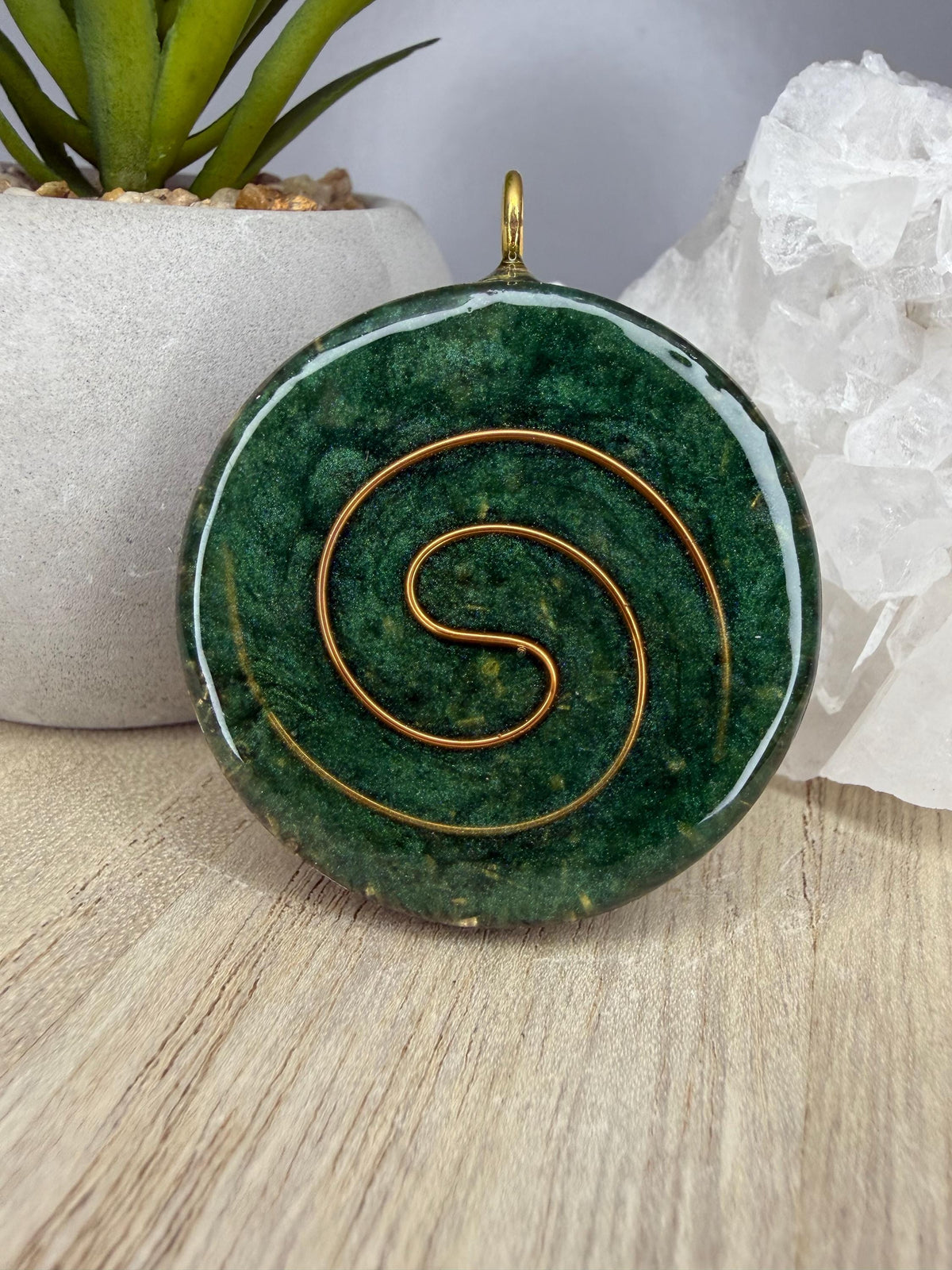 Orgonite - 4cm Sacred Nature - Connection to Nature Harmony Gentle grounding