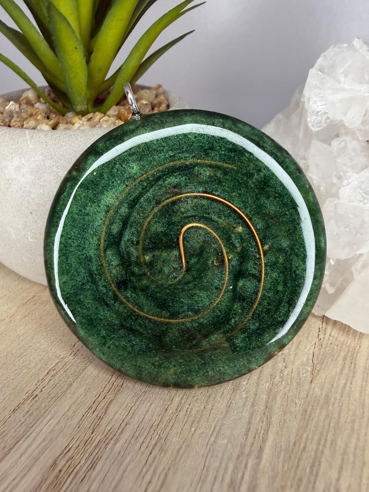 Orgonite - 5cm Sacred nature - Connection to nature Harmony Gentle grounding