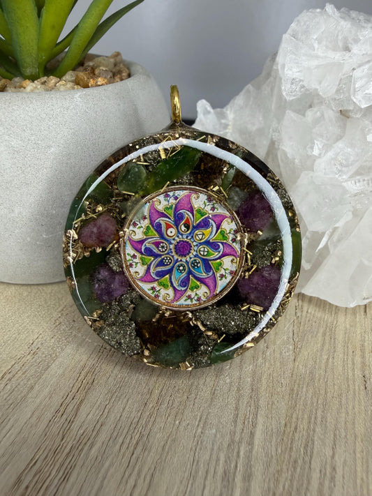 Orgonite 4 cm - Abondance Ancrée - Prospérité  Confiance  Manifestation