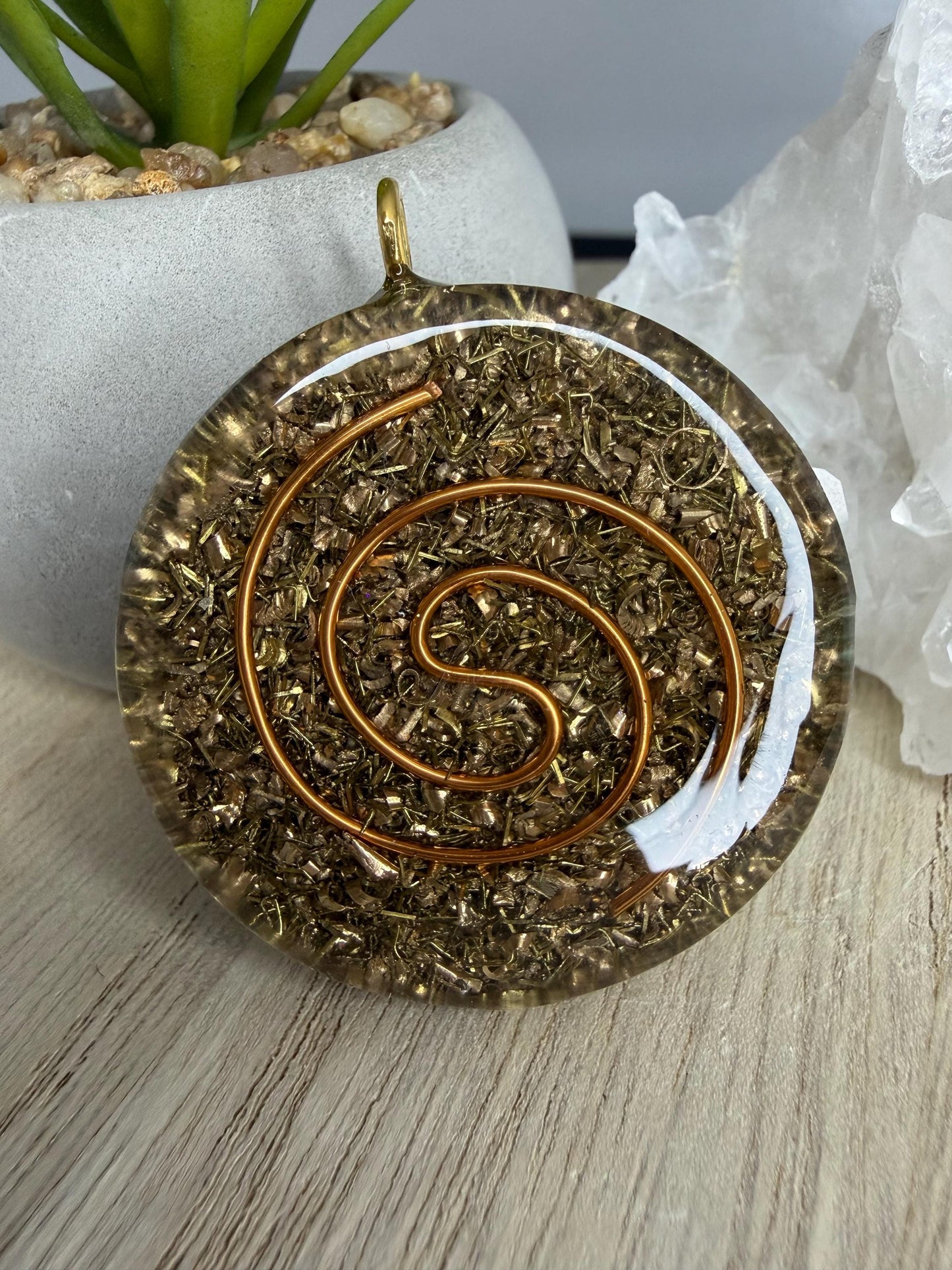 Orgonite 4 cm - Énergie de Vie - Renouveau  Ouverture du cœur  Vitalité  Harmonie