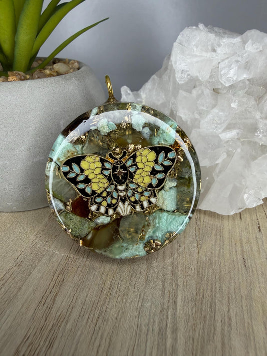 Orgonite 4 cm - Énergie de Vie - Renouveau  Ouverture du cœur  Vitalité  Harmonie