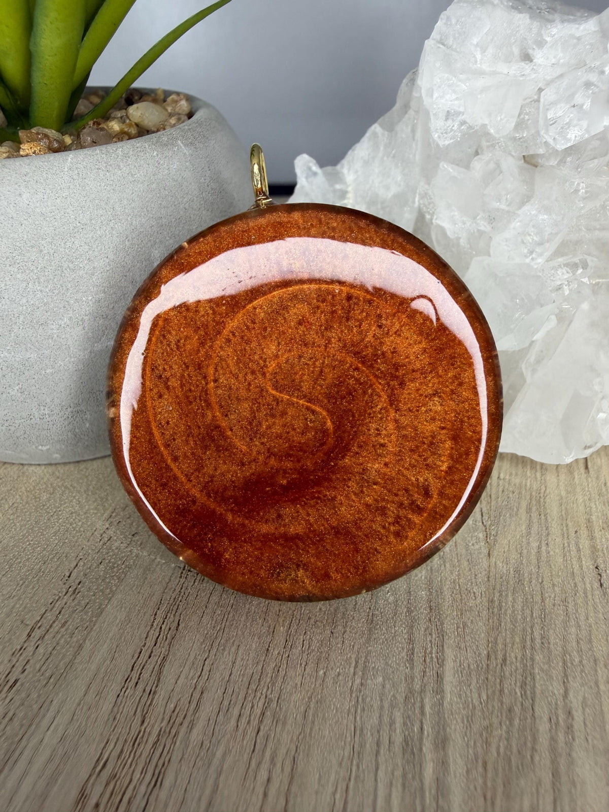 Orgonite 4 cm - Énergie de Vie - Renouveau  Ouverture du cœur  Vitalité  Harmonie