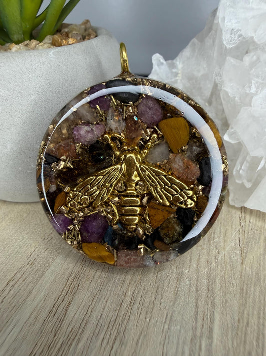 Orgonite 4 cm - Force Rayonnante - Vitalité  Protection  Confiance