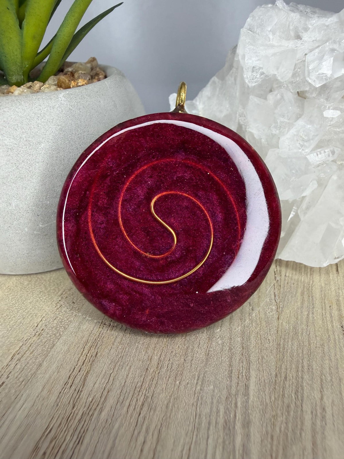 Orgonite 4 cm - Anchored Abundance - Prosperity Confidence Manifestation