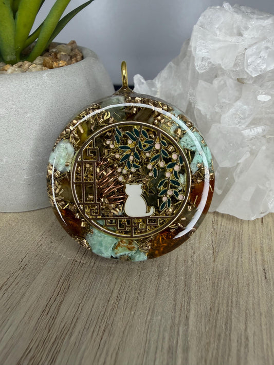 Orgonite 4 cm - Énergie de Vie - Renouveau  Ouverture du cœur  Vitalité  Harmonie