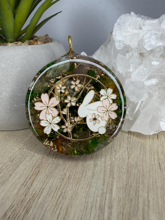 Orgonite - 4cm - Lumière du Cœur - Guérison émotionnelle  Renouveau  Amour de soi  Ouverture du cœur