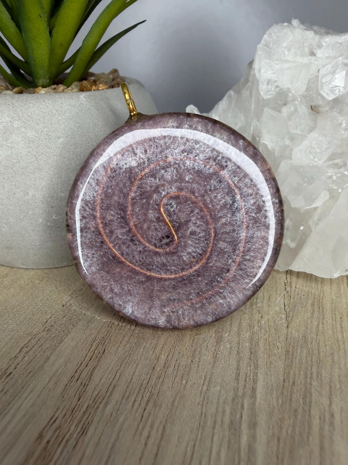 Orgonite - 4cm - Lumière du Cœur - Guérison émotionnelle  Renouveau  Amour de soi  Ouverture du cœur