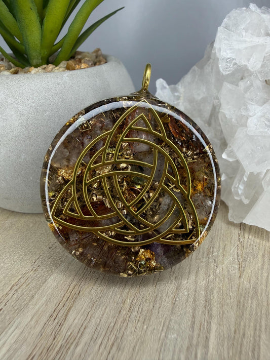 Orgonite - 4cm - Super 7 - Spiritual Awakening  Harmony  Vibrational Elevation - Éveil spirituel  Harmonie  Élévation vibratoire
